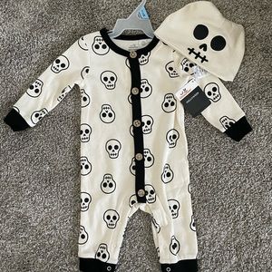 Way to celebrate! Skeleton Romper 3-6 Months